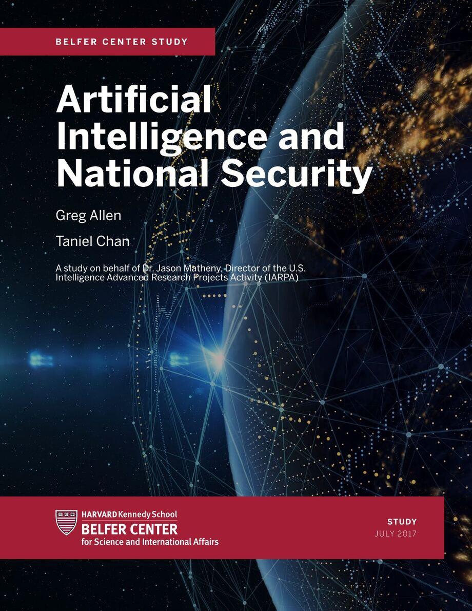 Artificial Intelligence and National Security cover