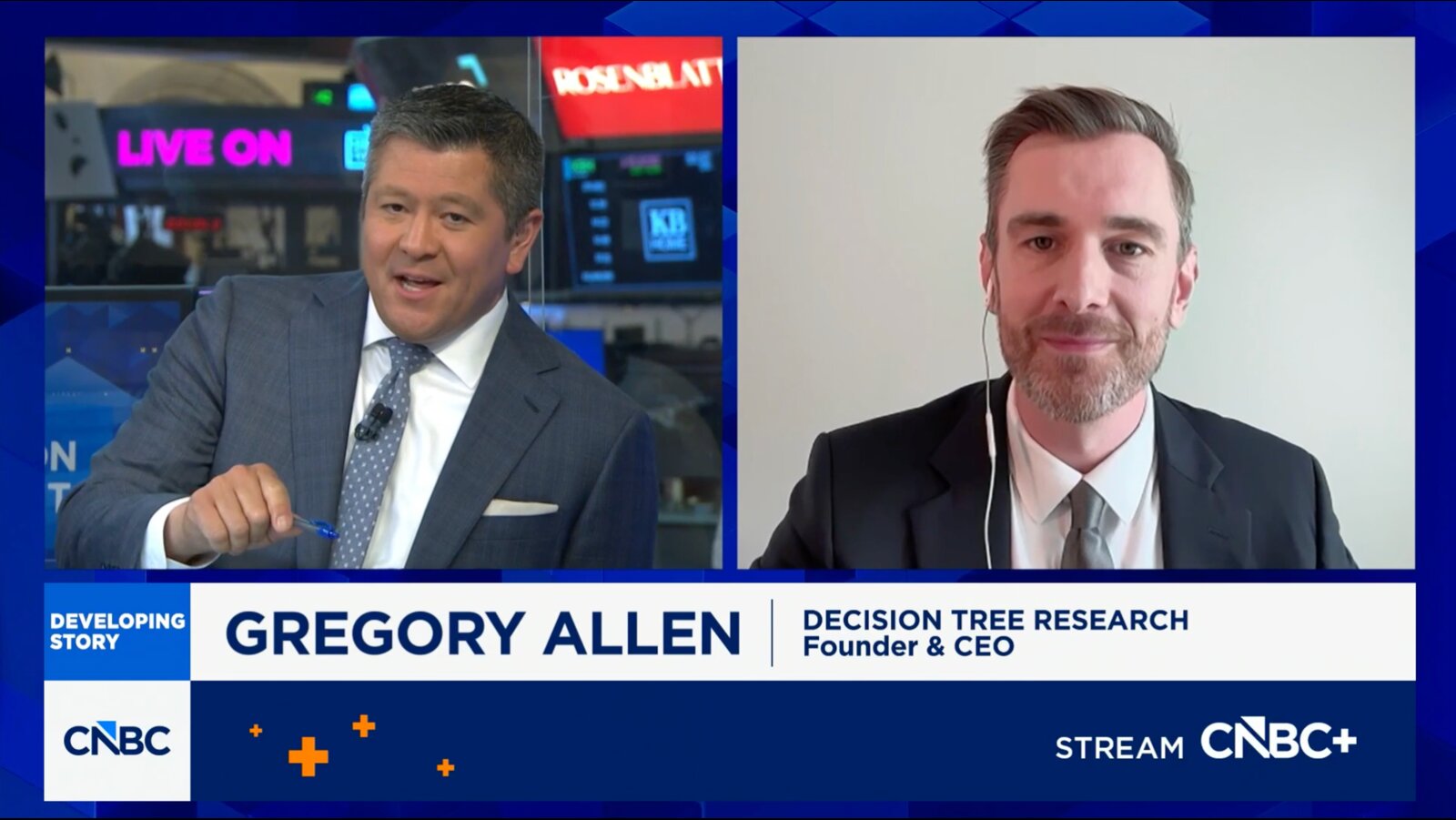 Gregory C. Allen — CNBC Squawk on the Street Interview — June 2026