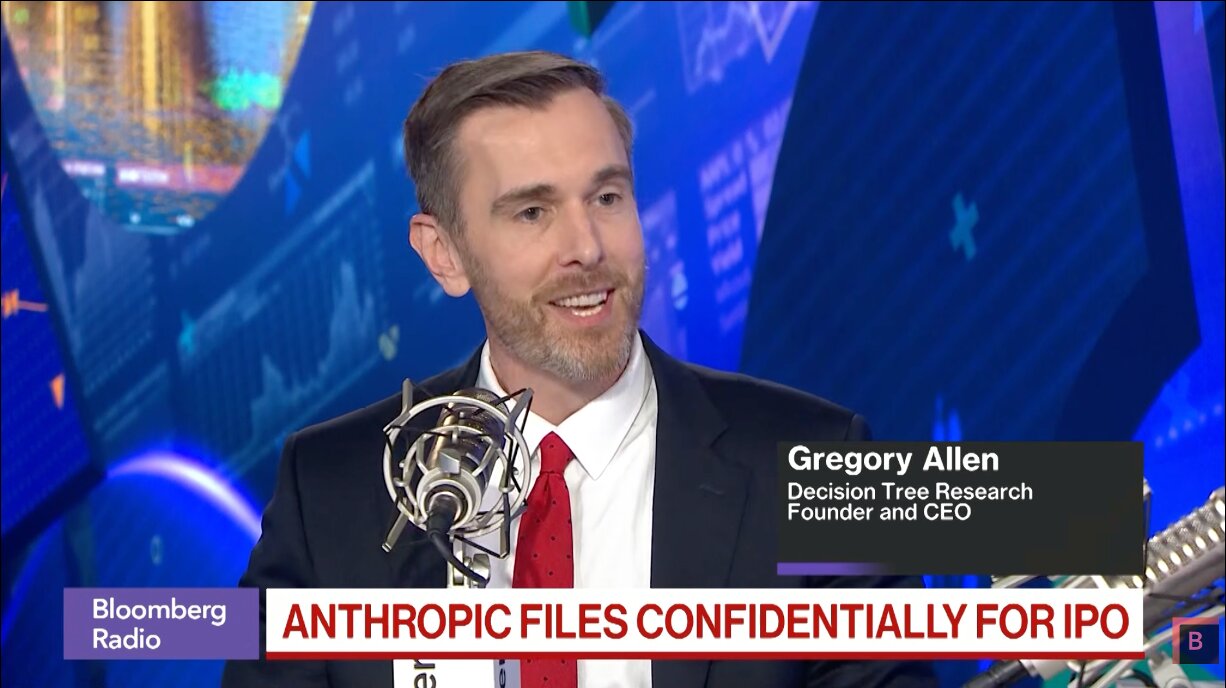 Gregory C. Allen — Bloomberg Balance of Power — June 2026